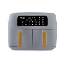Swan SD10410GRY Nordic Duo 13in1 Air Fryer with Dual NonStick Baskets Swan