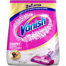 Vanish Gold Oxi Action Upholstery & Carpet Cleaner, Stain Remover Powder for Large Area Cleaning, 650g | Removes 3x More Dirt & Pet Hair vs Vacuuming