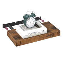 VASAGLE Wall Shelf Floating Shelf 20 x 40 x 38 cm Wall Shelf for Photo Fram