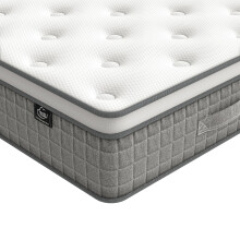 TeQsli 10 Inch Single Mattress 3FT Gel Memory Foam Pocket Sprung Hybrid Si
