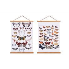 Ywlake Magnetic Poster Frame FramesLight Wood Wooden Poster Hangers Hanger