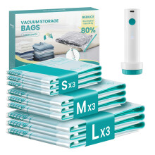 SONGMICS Vacuum Storage Bags - Rechargeable Portable Electric Pump