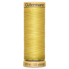 100 Natural Cotton Thread by Gutermann for Sewing and Quilting 100m Spools