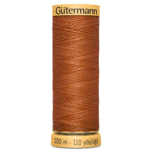 100 Natural Cotton Thread by Gutermann for Sewing and Quilting 100m Spools