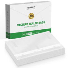 FRESKO Vacuum Sealer Bags 20x30cm 50 CountTextured Vacuum Food Sealer BagTh