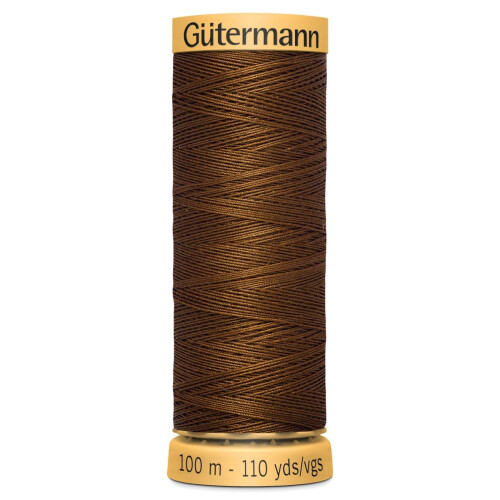 Gütermann 100 Natural Cotton Thread by Gutermann for Sewing and Quilting  100m Spools