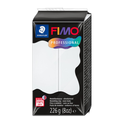 Staedtler STAEDTLER Polymer Modelling Clay  FIMO Professional  Oven Bake Clay  White