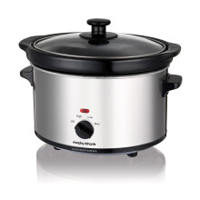 Morphy Richards Ceramic SlowCooker 25L  Silver 460251