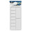 Royal  Langnickel Essentials 9 Well Rectangular Paint Palette R2000156 Whit 1