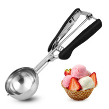 TJ POP Large Ice Cream Scoop 65 cm – Stainless Steel Cookie Scoop with Easy