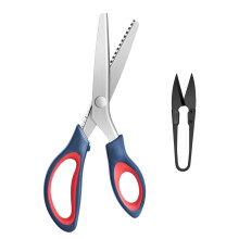 KUONIIY Pinking Shears Zig Zag Scissors Set Professional Serrated Scissors
