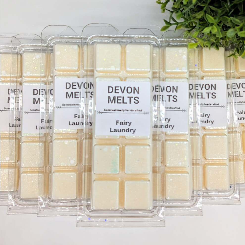 Devon Melts Fairy Laundry Highly Scented 100 Soy Wax Snapbar
