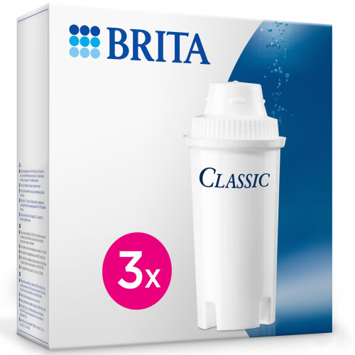 BRITA BRITA Classic replacement water filter cartridges reduce chlorine limescale