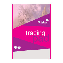 Silvine A4 Everyday Tracing Pad 40 Sheets of Quality Lightweight Tracing Pa