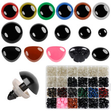 Buylorco 600pcs Plastic Safety Eyes and Noses for Amigurumi Crochet Crafts
