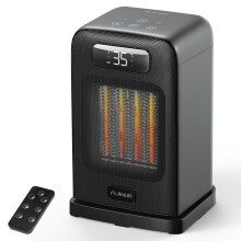 FLANUR Electric Heater 1500W Portable Heater for Home with Thermostat Silen
