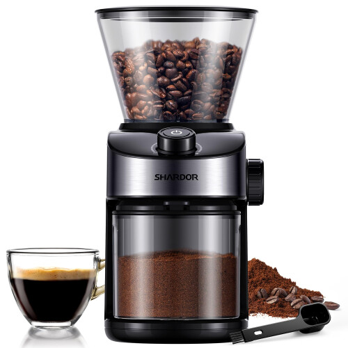 SHARDOR Coffee Grinder Burr Electric - 25 Precise Grind Setting