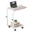 SIMPDIY Side Table Height Adjustable Coffee EndBedside Table with 4 Wheels 1