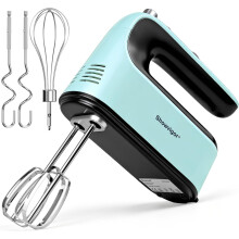 300W Electric Hand Mixer 5 Speed Handheld Mixer with 5 Stainless Steel Beat