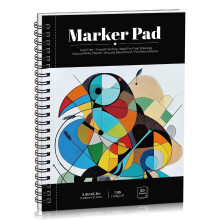 50 Sheets Marker Paper Pad A5 Bleedproof Art Sketch Pad 73lb120gsm Drawing