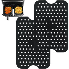 BYKITCHEN 2PCS Silicone Air Fryer Liners for COSORI Dual Air Fryer 85L Prem