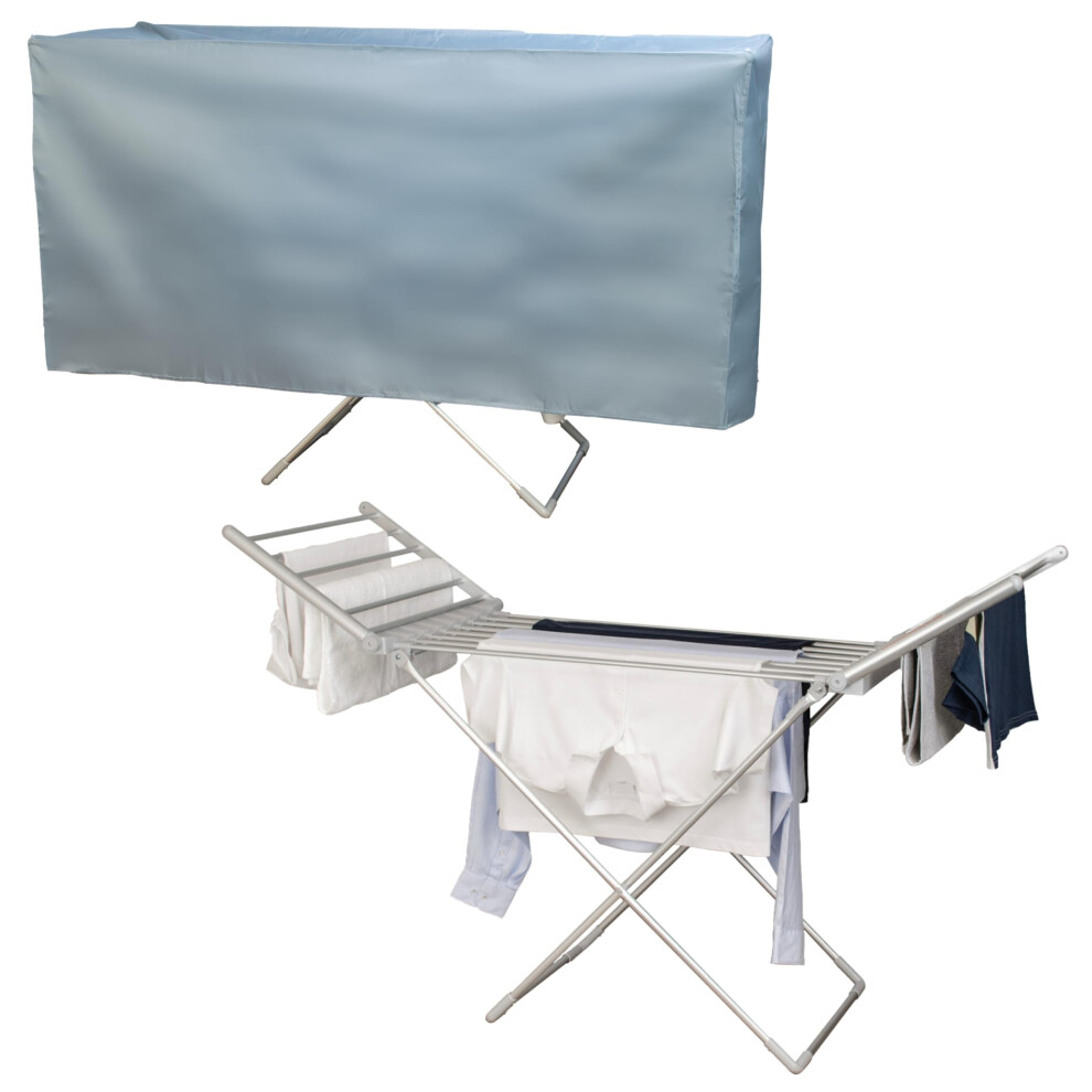 Status Laundry Drying Bundle 220W Heated Winged Clothes Airer With 20 Rails