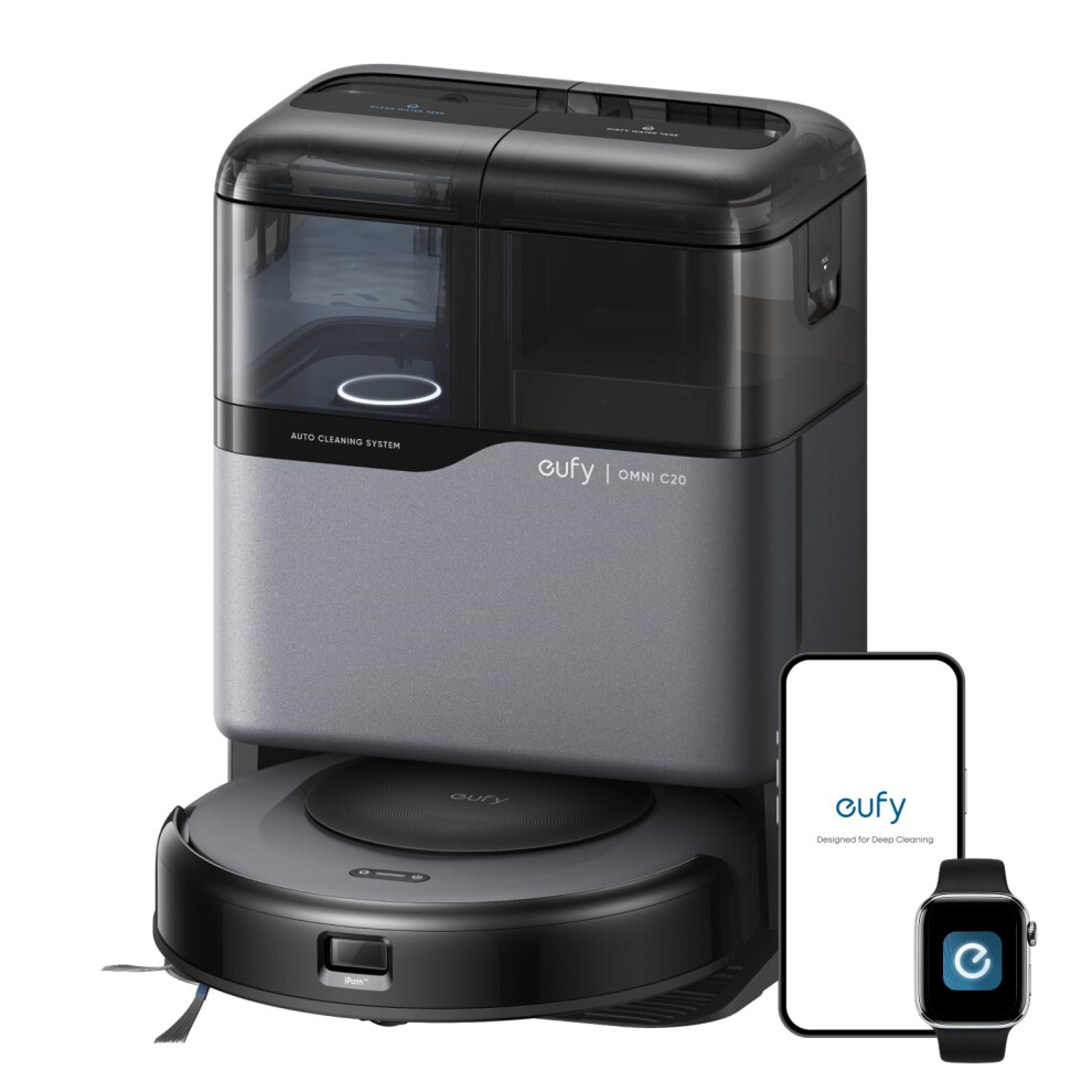 Eufy Omni C20 Robot Vacuum Cleaner With Mop Allinone Station7000 Pa Powerfu