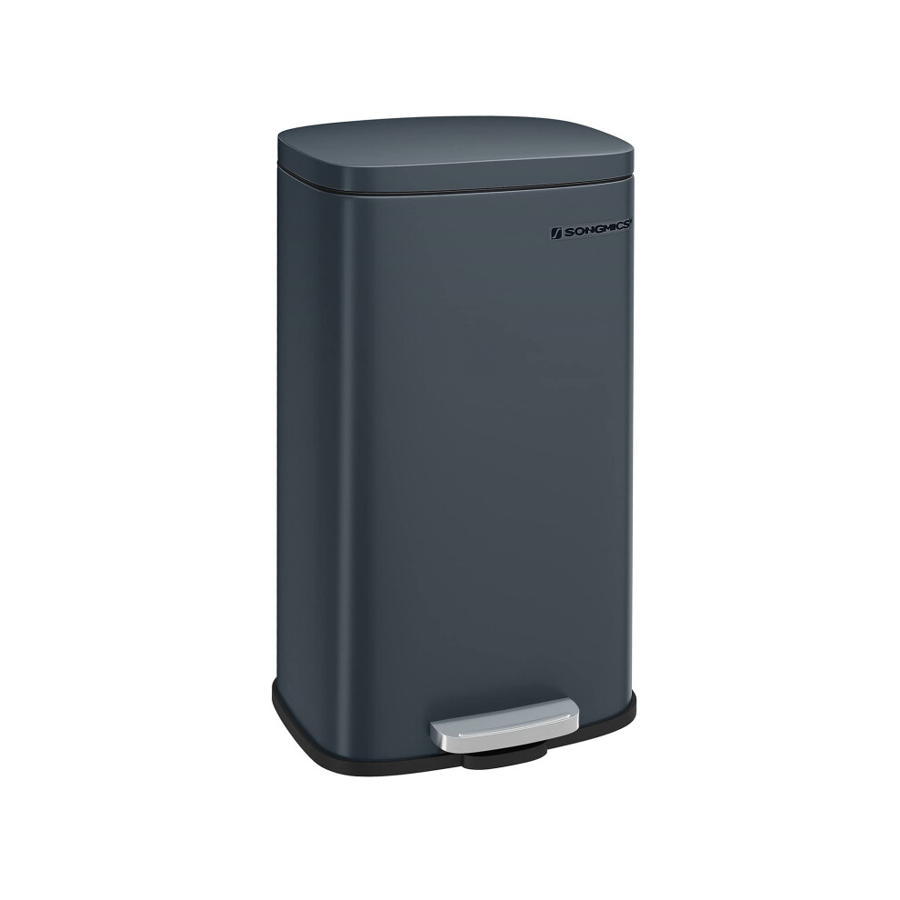 Songmics Kitchen Bin 30L Pedal Bin Rubbish Bin With Softclose Lid And Inner