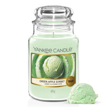 Yankee Candle Scented Candle Green Apple Sorbet Large Jar Long Burning Ca