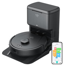eufy L60 Robot Vacuum Cleaner with Self Empty Station Hair Detangling Techn