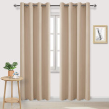 DWCN Blackout Curtains for Bedroom Thermal Insulated Light Blocking Eyelet