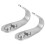 2 Pack Stainless Steel Utility Hooks 16