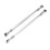 1 Pair 295mm 8mm Steering Tie Rod Kit 4