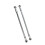 1 Pair 295mm 8mm Steering Tie Rod Kit 10