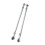 1 Pair 295mm 8mm Steering Tie Rod Kit 21