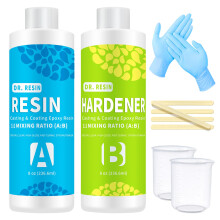 Epoxy Resin Kits for Beginners DR RESIN 16oz473ml Crystal Clear Epoxy Resi