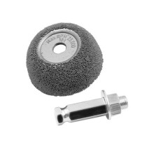 Car Tire Repair Tool Grinding Wheel + Connecting Rod Arbor Adaptor Aluminum Oxide Grinding Wheel Wear-Resistant