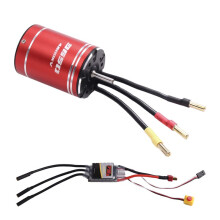 3650 4600KV Hochgeschwindigkeits-Brushless-Motor und 75A Brushless-Regler für ARRMA, für HSP, Redcat RC4WD, für , für Axial SCX10 und