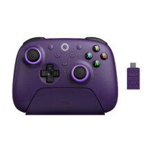 8BitDo 2 Wireless Controller TMR Joysticks Hall Effect Triggers Charging Dock for PC Windows 10/11 Steam Android C