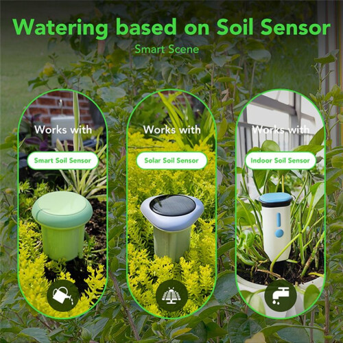 WIFI Intelligent Watering Device Pump Timed Automatic Drip Irrigation System Remote APP Controller for Garden Terrace 2