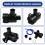 Turbo Engine Blow Valve BOVT0011 for  A3 A4 A6 TT     1.8T Engine Upgrade Component Black 7