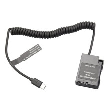 EL14 Dummy Coupler Battery Type-C Spring Cable for  D3100 D3500 D5100 D5200 D5300 D5600 P7000 P7100 P7700 P7800