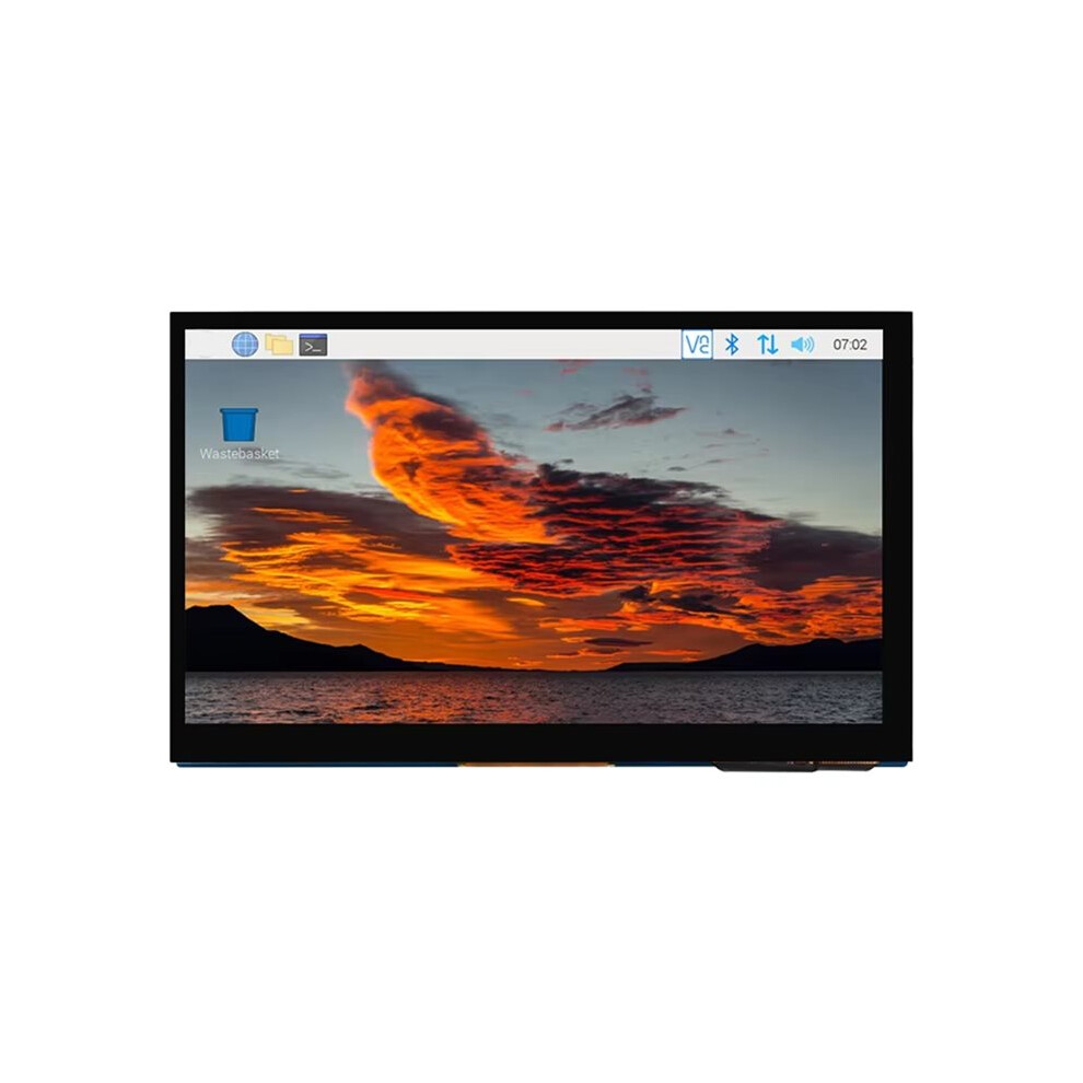 For Raspberry Pi 5 4.3 Inch Ips Touch Screen Capacitive Display 800X480 Lcd Monitor With Holder For Rpi 5 4B 3B+ 3B 4712584786428