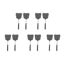 Mücken und Fliegenbekämpfung Kunststoff Fliegenklatsche Einziehbare Edelstahlstange, Geeignet für Den Innen- und Außenbereich (10 Pack)