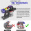 Ensemble Moteur V8 pour  V8, Pièce de Rechange pour Assemblage Du Corps Principal 4