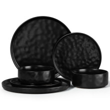 Herogo 6 Piece Dinner Set Stoneware Dinnerware Sets for 2 People Reactive G