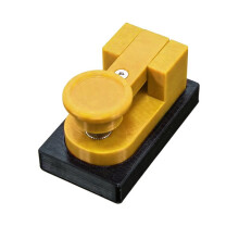 Portable Manual CW Morse Key Adjustable Contact Space Amateur Radio Morse Code Key Telegraph Training Key B