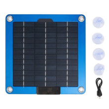 Portable Solar Panel Dual USB Fast Charging Outdoor PV Power Generation for Hiking/During Camping Trips/Yachts/RVs