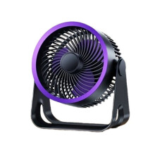Electric Fan Table Circulator Wireless Portable Quiet Ventilator Desktop Wall Ceiling Fan Air Cooler for Home Gray