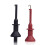 2X Universal Digital Multimeter Test Hook 4mm Straight Test Probe Extension Hook Needle 2